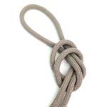 Круглый шнур - Серо-бежевый