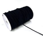 Шляпная резинка 3мм - Черный