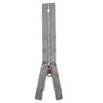 Молния металл 20см - Светло-серый