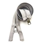 Молния металл 100см - Серо-бежевый