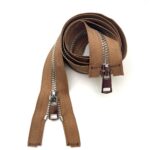 Молния металл 90см - Темно-бежевый