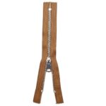 Молния металл 20см - Темно-бежевый