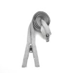 Молния металл 120см - Серебро