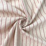 Лен (бордовые полоски на беж)