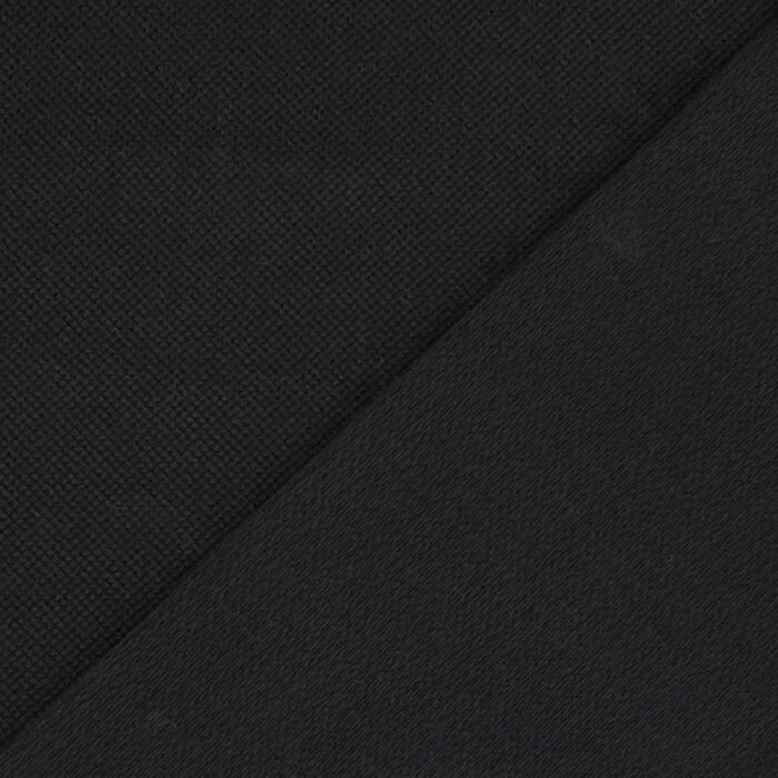 Пике двухнитка - Черный — изображение 2