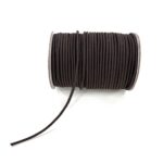 Шляпная резинка 3мм - Горький шоколад