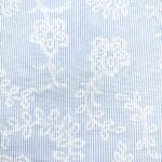 Хлопок (Цветы на голубой полоске) — изображение 2